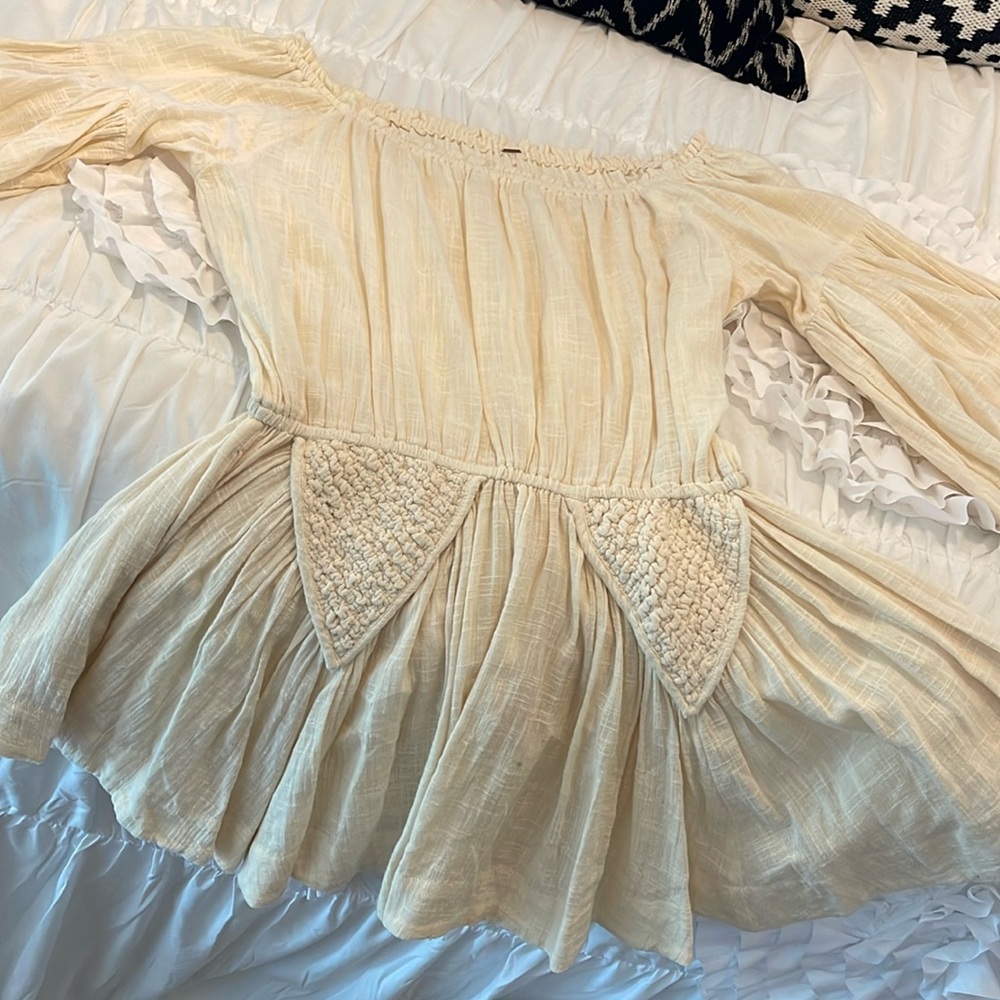 Free People off shoulder mini dress